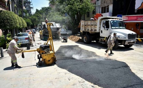 Alcaldía Benito Juárez concluye reparación de megasocavón en colonia Del Valle; trabajos concluyeron 24 horas antes de lo previsto, destaca