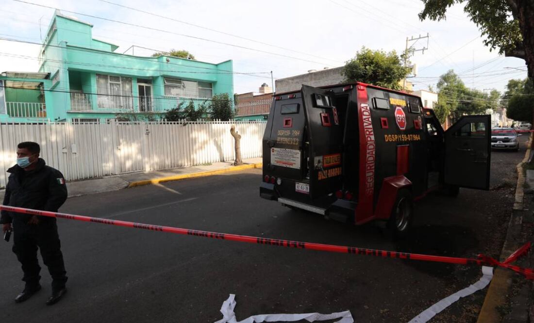 Foto:Jorge Alvarado/ El Universal/ Así quedó la camioneta tras el atraco
