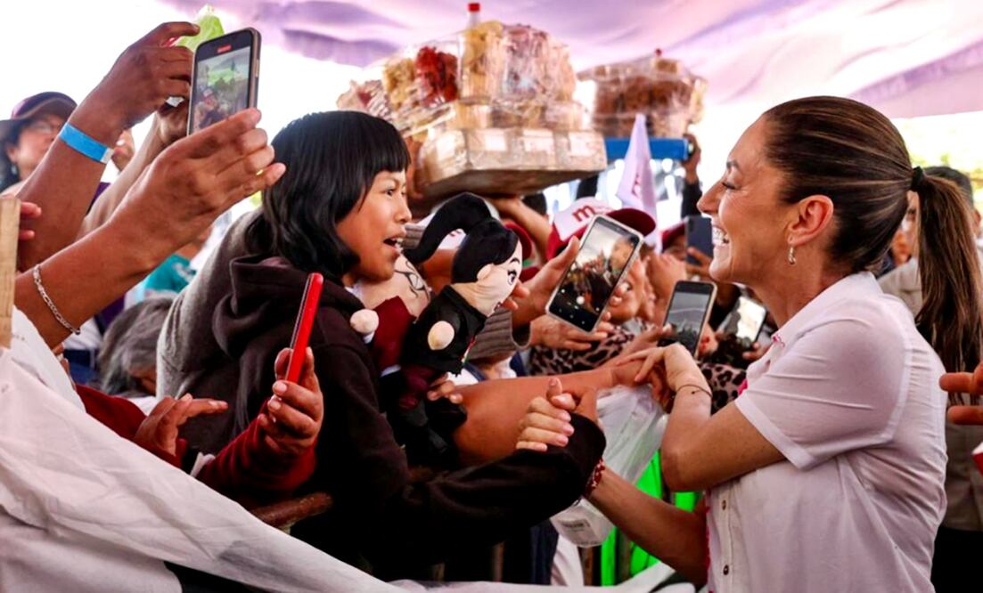 Claudia Sheinbaum descartó que quiera recuperar las estancias infantiles, las cuales se impulsaron en los sexenios panistas; mientras, ella propone centros de educación inicial para madres trabajadoras. Foto: Diego Simón Sánchez/EL UNIVERSAL