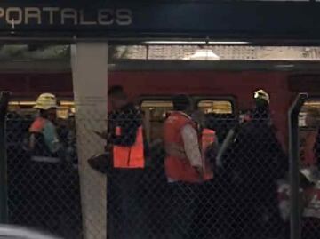 Muere mujer tras impactarse con vagón en estación Portales de Línea 2 del Metro