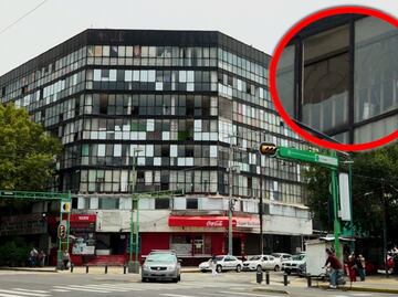 Vecinos llaman a autoridades a “tomar cartas en el asunto” sobre edificio semiabandonado en la Doctores; caída de sus vidrios causó cortes a un hombre