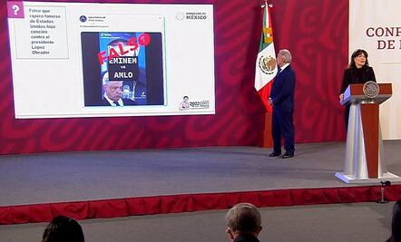 Eminem no ha compuesto ninguna "tiradera" contra AMLO; el video es falso, afirman en la mañanera