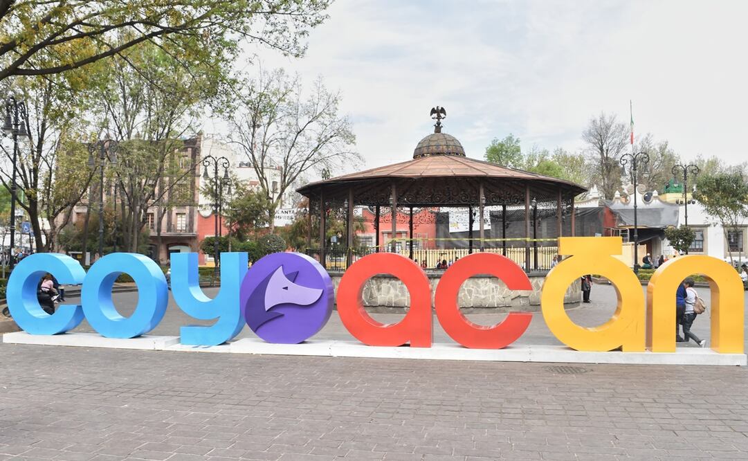 Jardín Hidalgo en el Centro de Coyoacán. Foto: Eduardo Castañeda