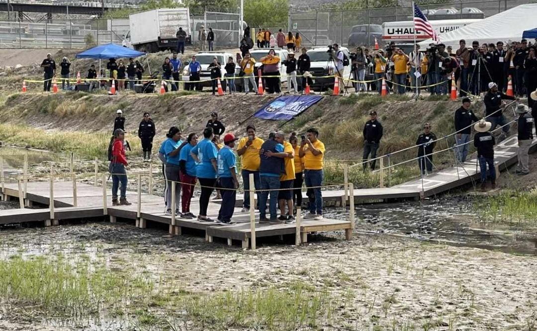 Esta es la décima ocasión en la que la Red Fronteriza por los Derechos Humanos logra realizar este evento en la frontera entre Ciudad Juárez y El Paso, Texas. Foto: Paola Gamboa. EL UNIVERSAL