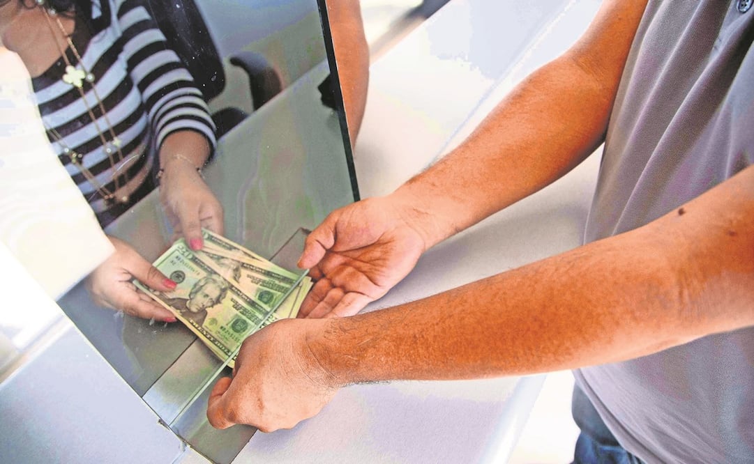 Remesas de EU a México. Foto: Archivo/EL UNIVERSAL.