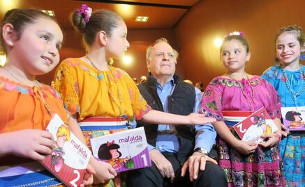 Quino saluda a Mafalda en guaraní