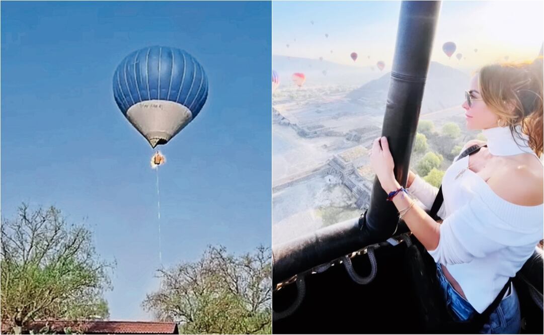 Aylín Mujica también voló en globo el mismo día en que tuvo lugar en accidente en Teotihuacán.
Foto: Instagram
