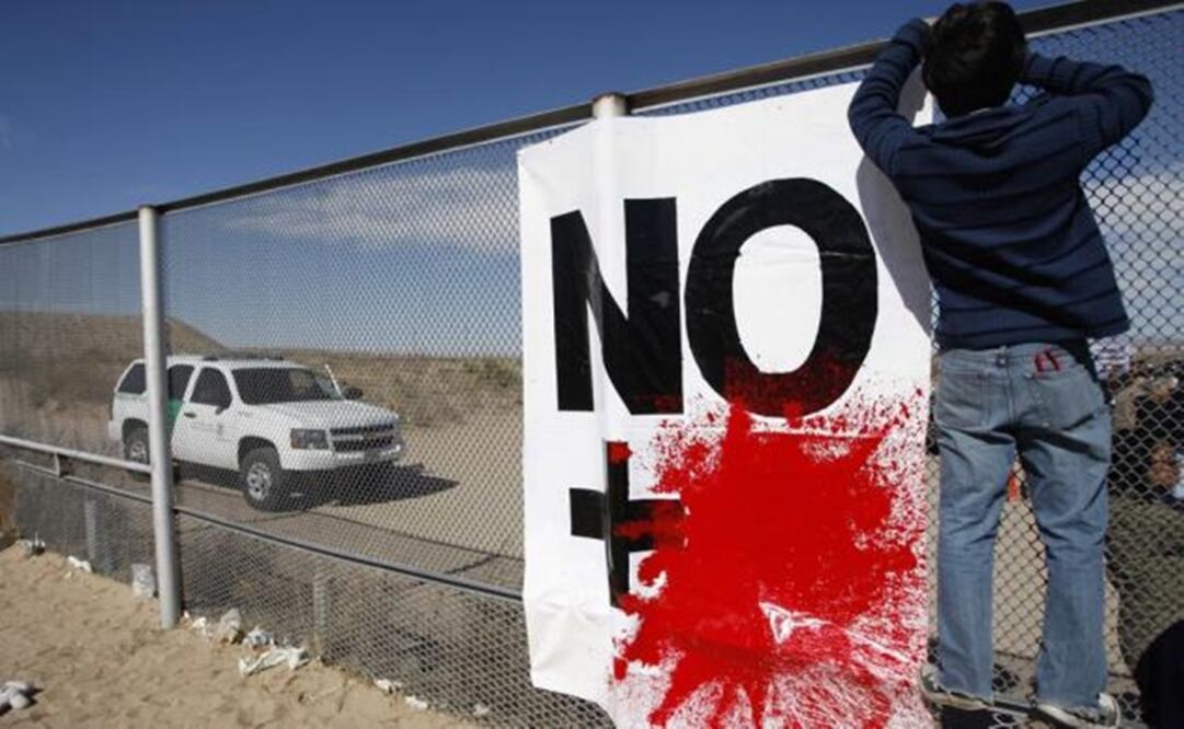 “No more violence” reads the banner - File photo/EL UNIVERSAL