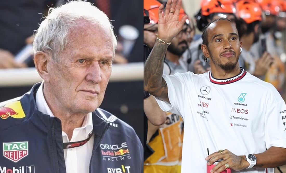 Helmut Marko y Lewis Hamilton - Foto: Especial