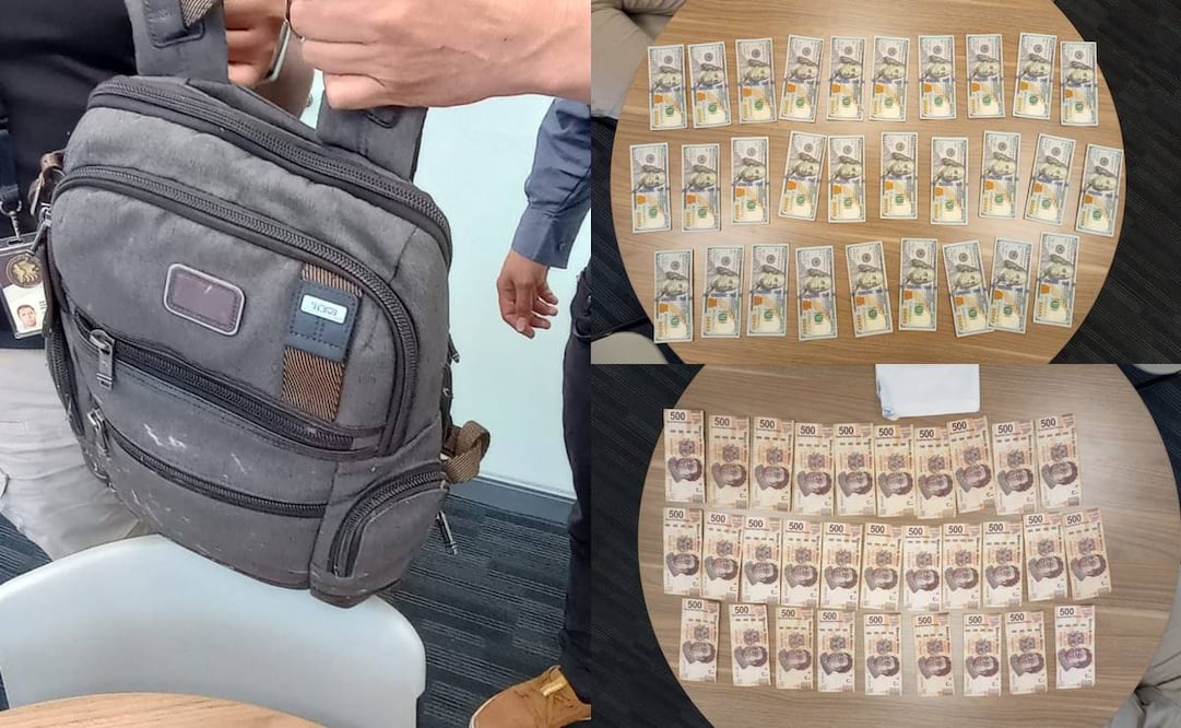 El hombre acudió de manera voluntaria a entregar a las autoridades el dinero y los objetos encontrados / Foto: Especial