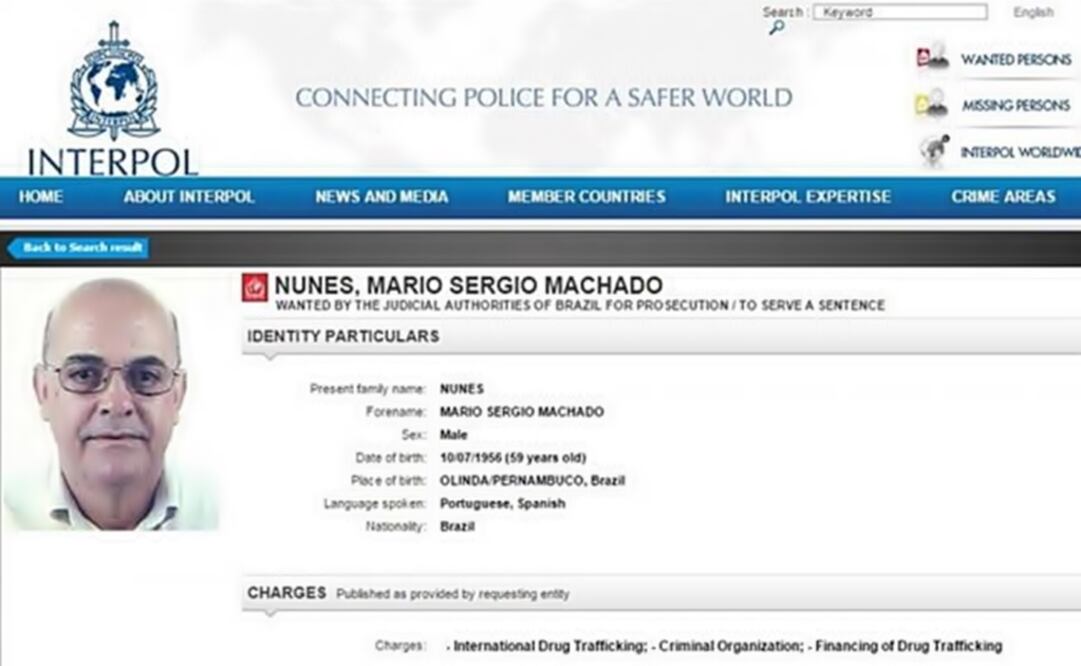 The suspect was on Interpol's most wanted list. (Photo: SPECIAL)