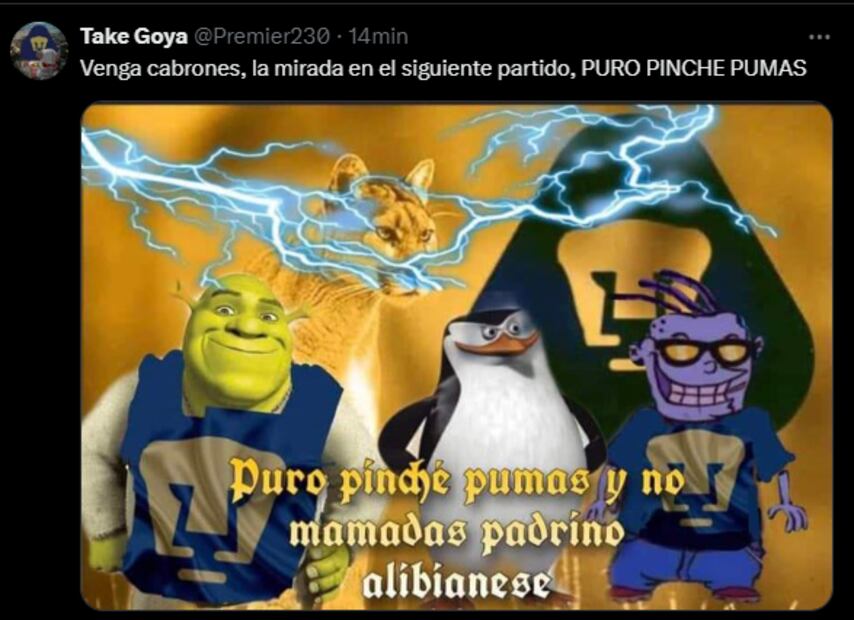 Los mejores memes de la victoria de Pumas
