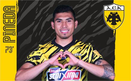 VIDEO: Orbelín Pineda anota un golazo en su debut en la liga de Grecia