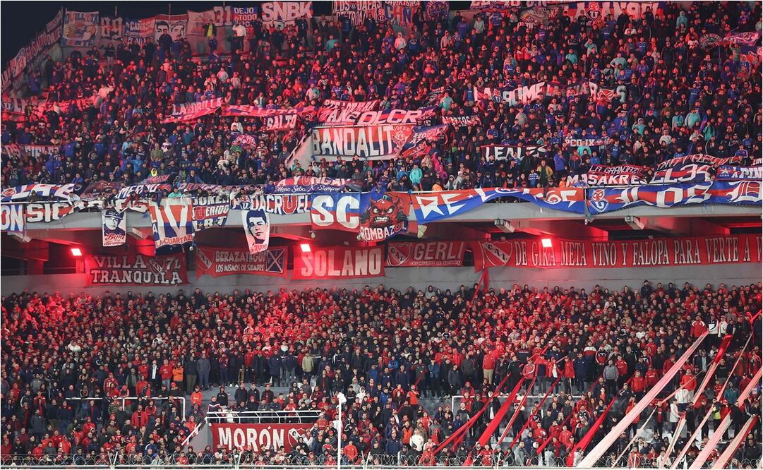 Violencia en el Independiente vs U de Chile. FOTO: AGENCIAS
