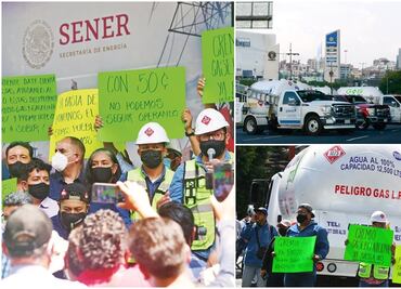 Gaseros continuarán con paro de labores este miércoles; será hasta que se resuelvan sus exigencias, advierten