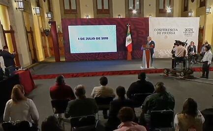 AMLO recuerda en su mañanera triunfo electoral de 2018 “después de varios fraudes”