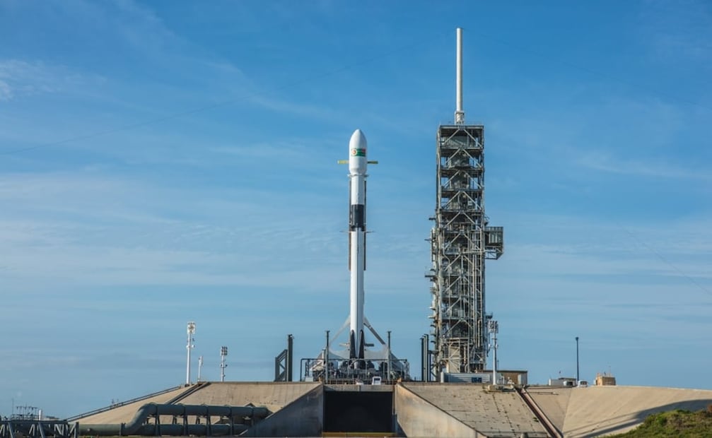 Cohete Falcon 9 de SpaceX. FOTO: Spacex
