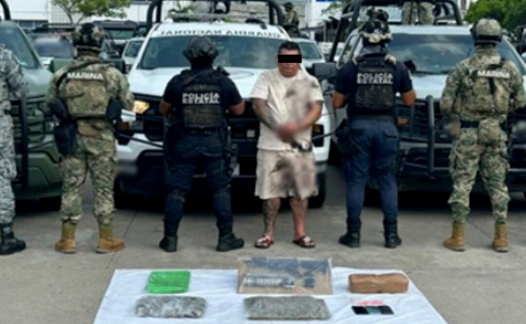 Cae Guadalupe Luna Hernández, alias “Coyote”, un mando de segundo nivel de “La Barredora” (3/10/2025). Foto: Especial