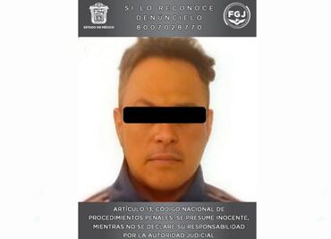 Agentes de Fiscalía mexiquense arrestan a hombre por robo a pasajeros en Ciudad Satélite