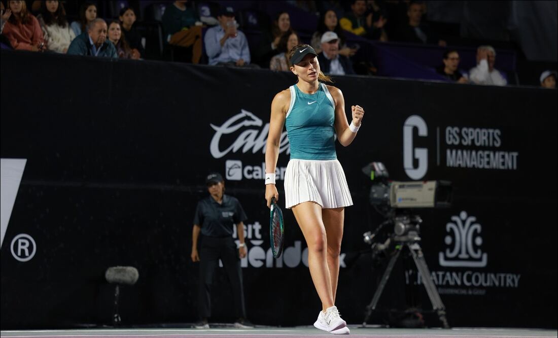 Paula Badosa tuvo un debut brillante en el Mérida Open AKRON 2025 - Foto: Cortesía