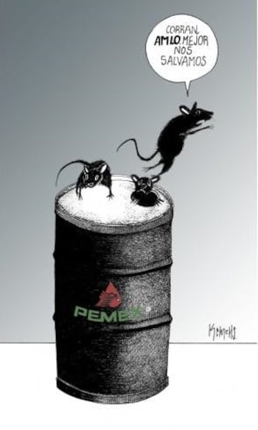 Crítica e ironía: 5 cartones de EL UNIVERSAL sobre el huachicol y el desabasto