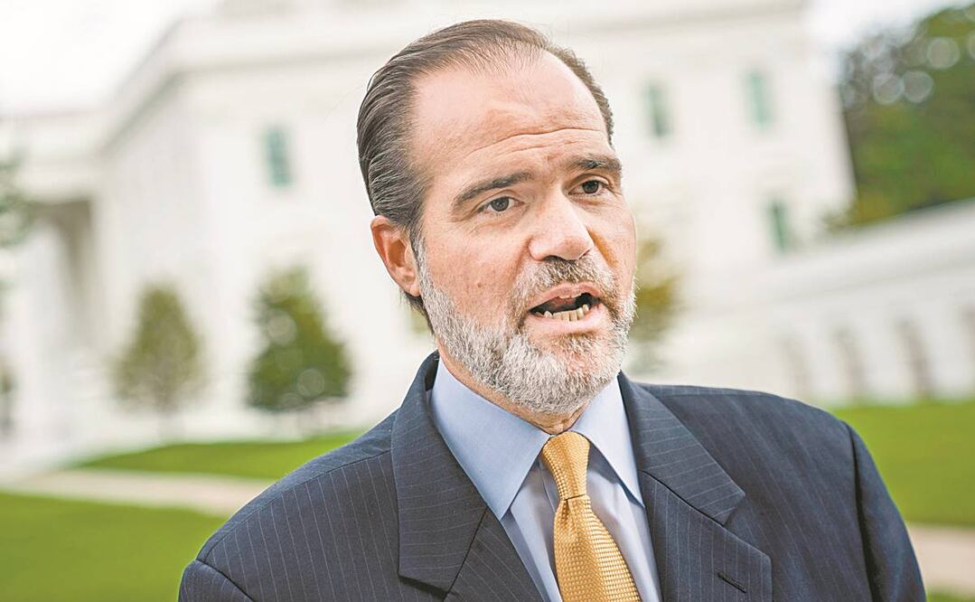 Mauricio Claver-Carone, candidato a presidir el Banco Interamericano de Desarrollo, el 15 de agosto en Washington. Foto: JIM LO SCALZO. EFE