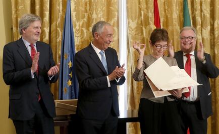 Viuda de Saramago recoge premio Luso-Español de Arte y Cultura