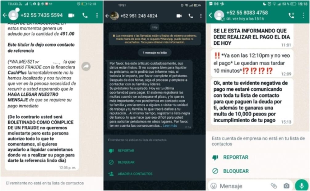 "Montadeudas" se burlan de operativo en Cuauhtémoc y BJ; siguen amenazando a víctimas por mensaje