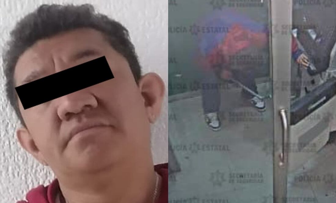 Juan de 41 años de edad ya fue trasladado a la Agencia del Ministerio Público con sede en Nicolás Romero. Foto: Secretaría de Seguridad del Estado de México