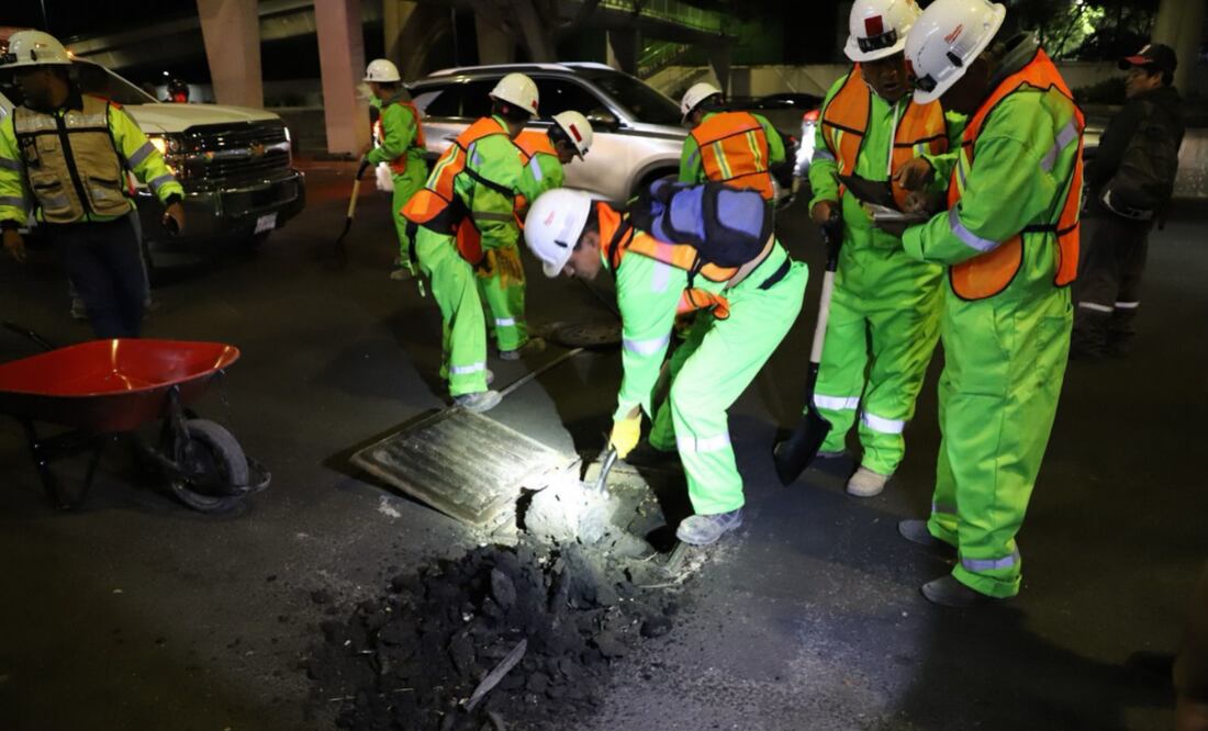 Continúan cierres en Periférico Norte en Naucalpan (30/04/2025). Foto: Especial