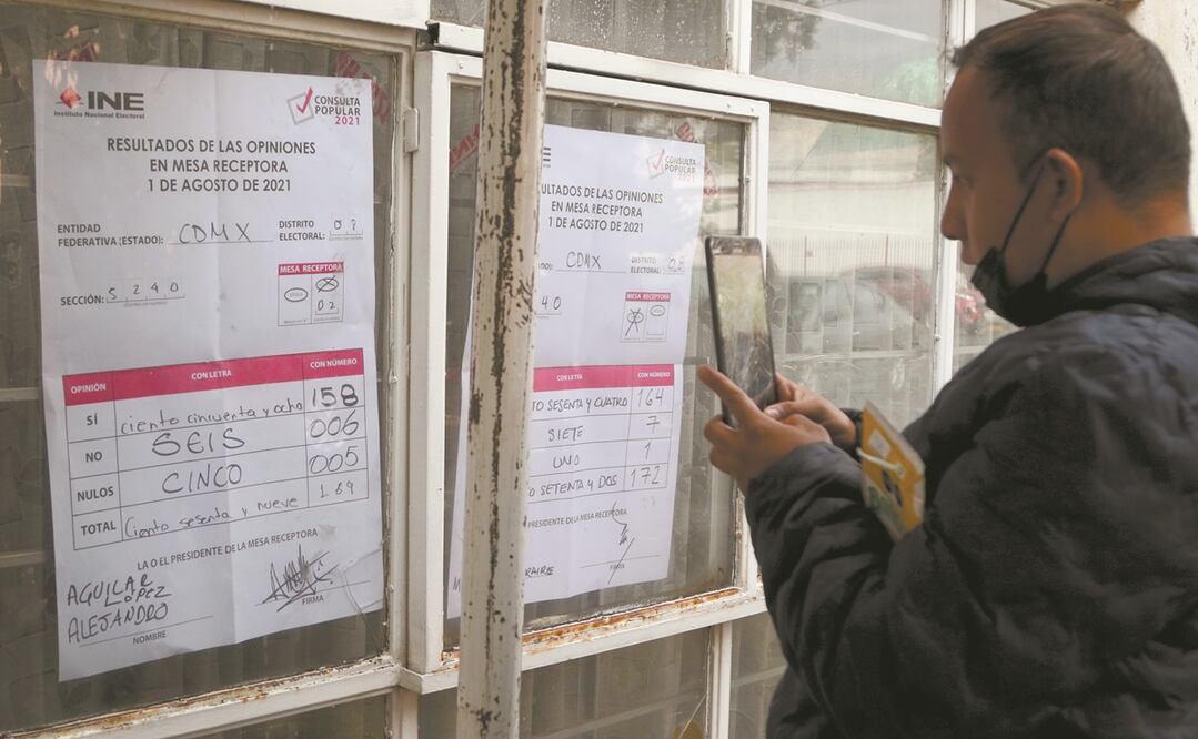 Menos de 8% de la población participó en la consulta. Foto: ARCHIVO EL UNIVERSAL