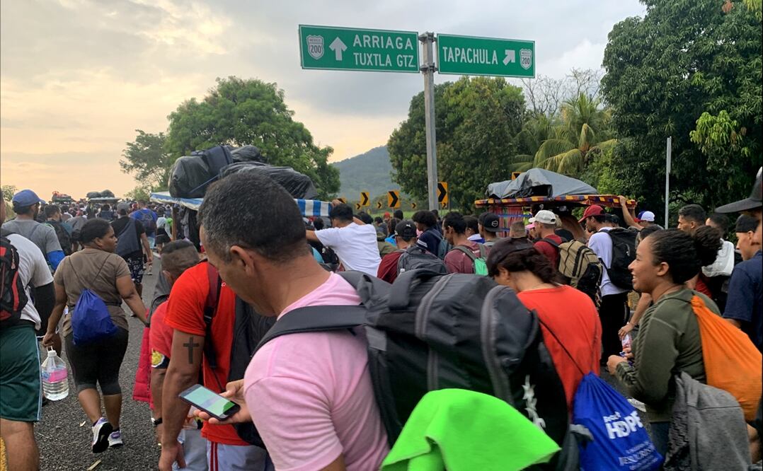 Caravana migrante. Imagen ilustrativa. Foto: María de Jesús Peters/EL UNIVERSAL