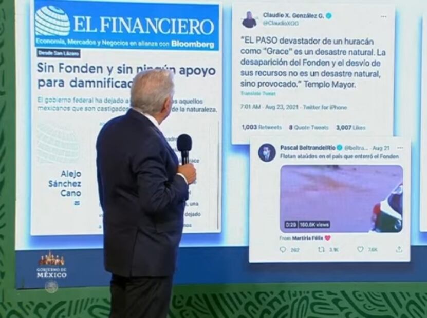 La mañanera de AMLO, 26 de agosto, minuto a minuto