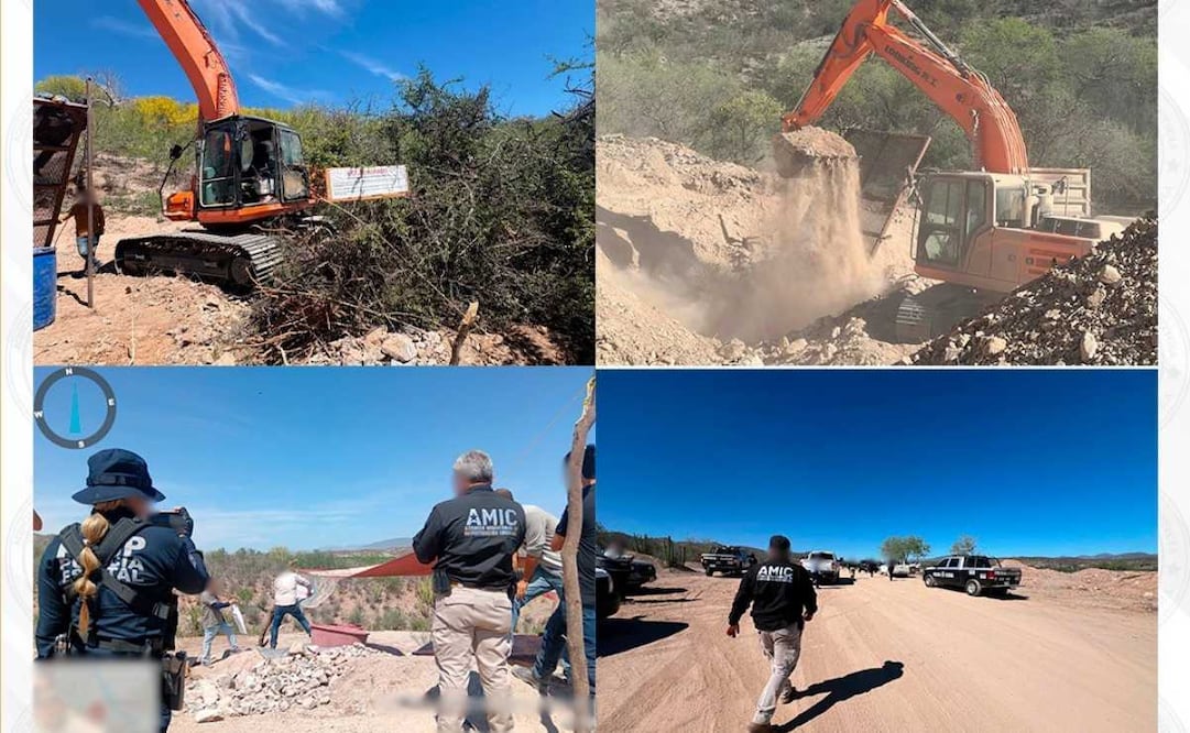 Clausuran una mina de oro irregular en Baviácora, Sonora.
Foto: Especial.