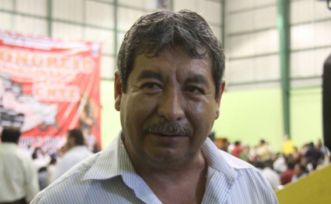 Rubén Núñez, secretario general del Sección 22 de la Coordinadora Nacional de Trabajadores de la Educación. Foto: Archivo EL UNIVERSAL