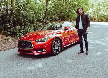 Kit Harington presentó el nuevo Infiniti Q60 400 Sport