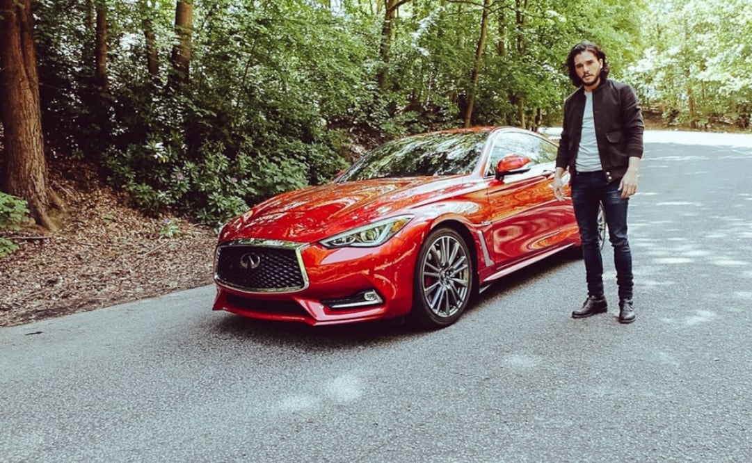 Kit Harington presentó el nuevo Infiniti Q60 400 Sport
