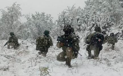 Defensa presume despliegue en la nieve contra el crimen en la Sierra Tarahumara; "la abnegación es el sacrificio del soldado"