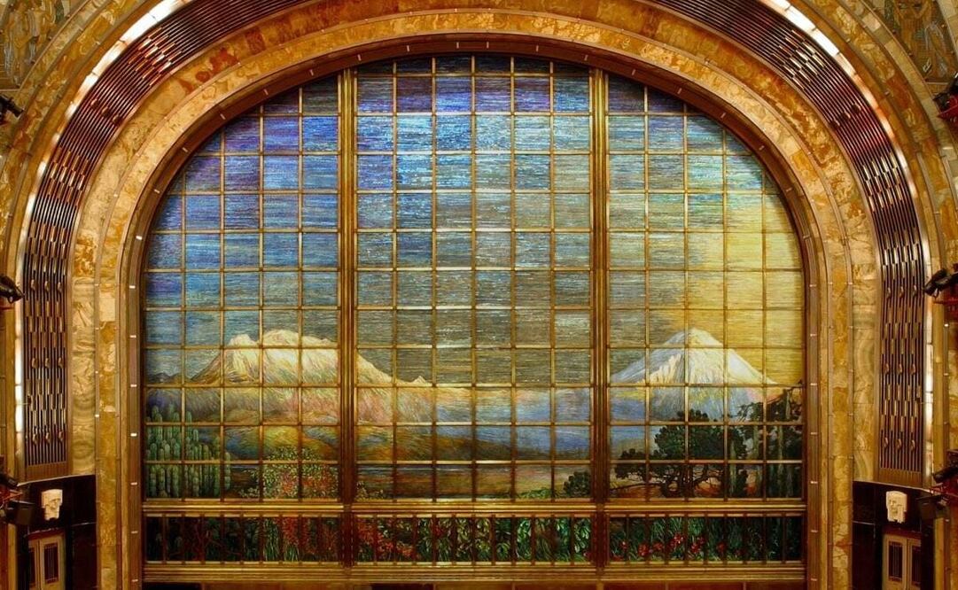 El telón de cristal del Palacio de Bellas Artes. Foto: INBAL, Archivo EL UNIVERSAL.