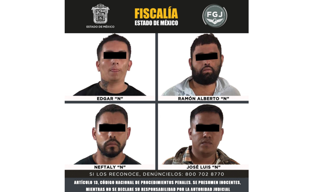 Detienen a cuatro identificados como integrantes de grupo criminal con orígenes en Jalisco
Foto: Especial.