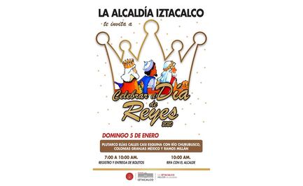 Iztacalco, listo para celebrar el Día de Reyes