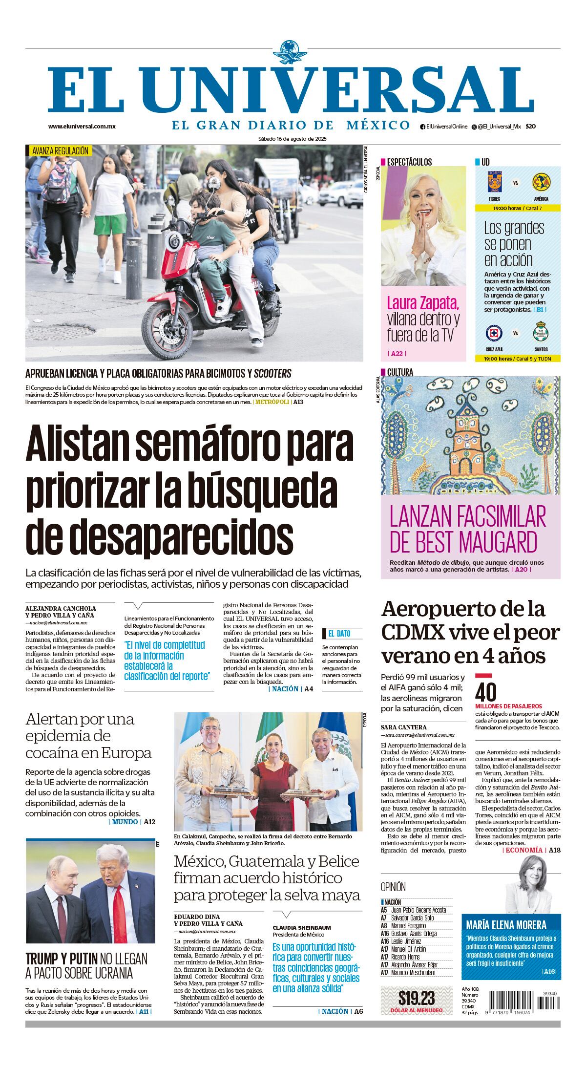 Portada impresa