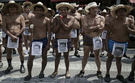 Campesinos de los 400 Pueblos protestan frente a Segob