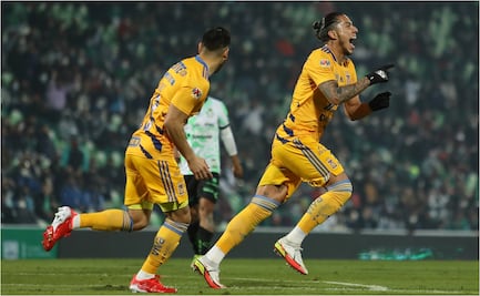 Los Tigres rescatan el empate ante Santos Laguna
