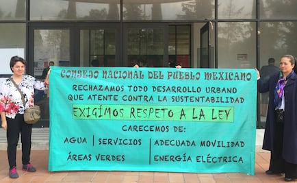 Vecinos rechazan nuevo fraccionamiento en Lomas Verdes