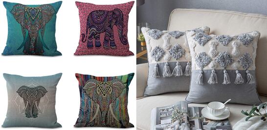 Cojines que te ayudarán a darle un toque chic a tu decoración