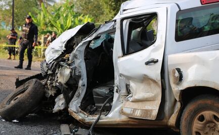 Muere un militar y tres soldados resultan heridos en accidente automovilístico en Veracruz