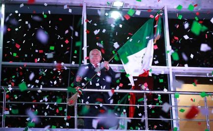 Gobernador de Baja California Sur nombra a AMLO y Cuarta Transformación en Grito de Independencia