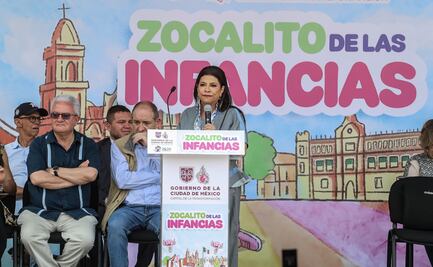 "Que la CDMX sea un lugar disfrutado por las niñas y niños”; Brugada inaugura “Zocalito de las Infancias” 2026  