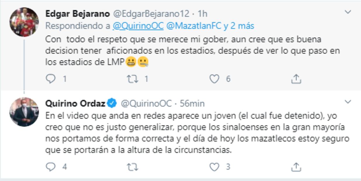 Gobernador justifica caos en estadio de Tomateros
